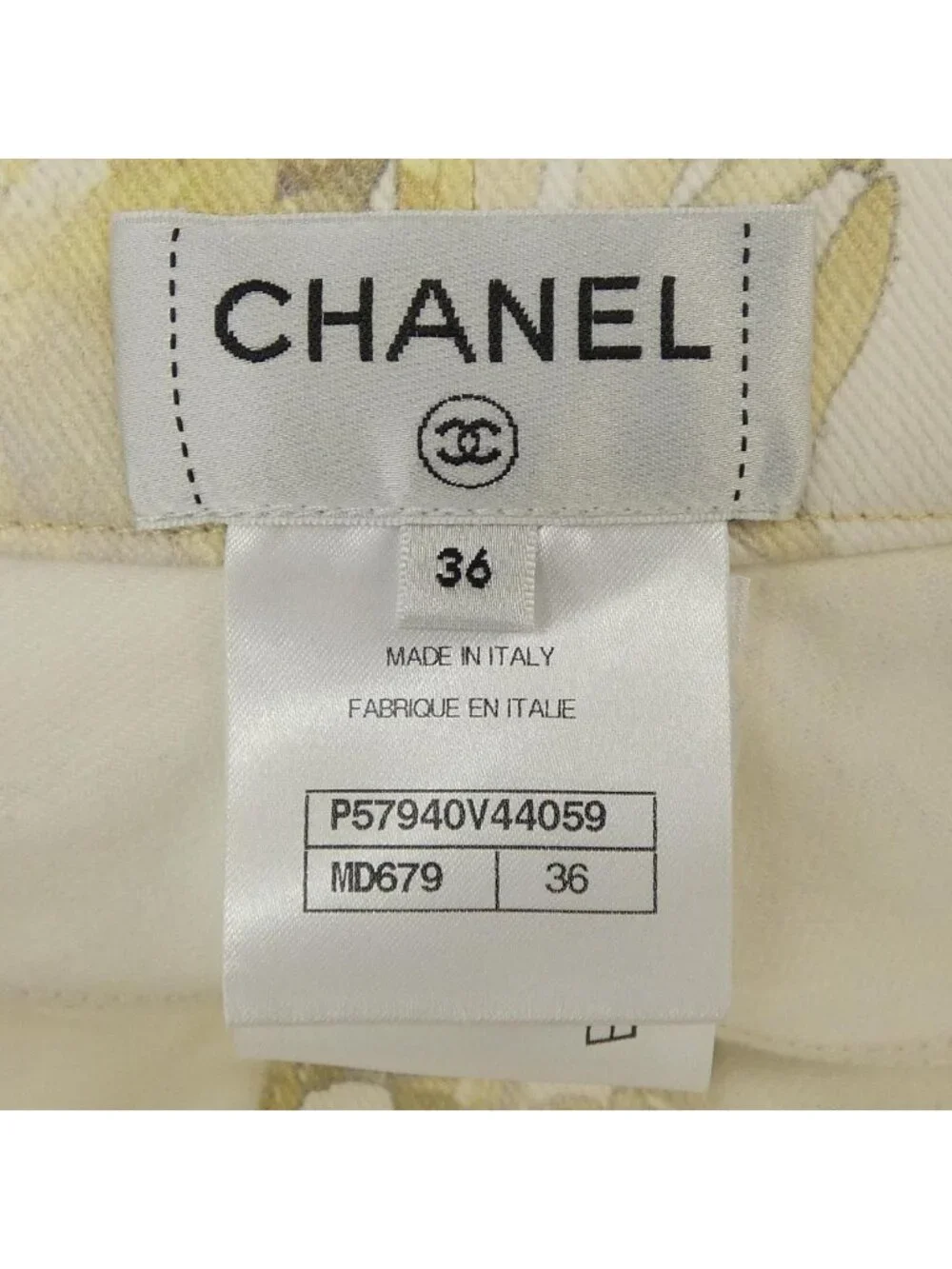 Chanel Jeans White